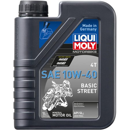 Liqui Moly 20190 4T Mineral Street Motor Oil - 10W-40 - 1L