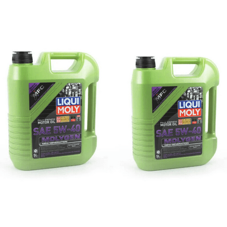 Liqui Moly 20232 Molygen 5W-40 New Generation Engine Oil Pack of 2