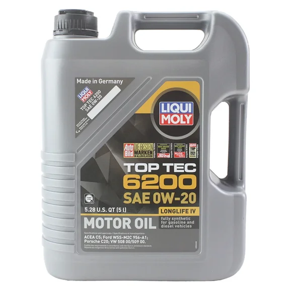 Liqui Moly 20238 Engine Motor Oil - Top Tec 6200 0W-20 (5 L)