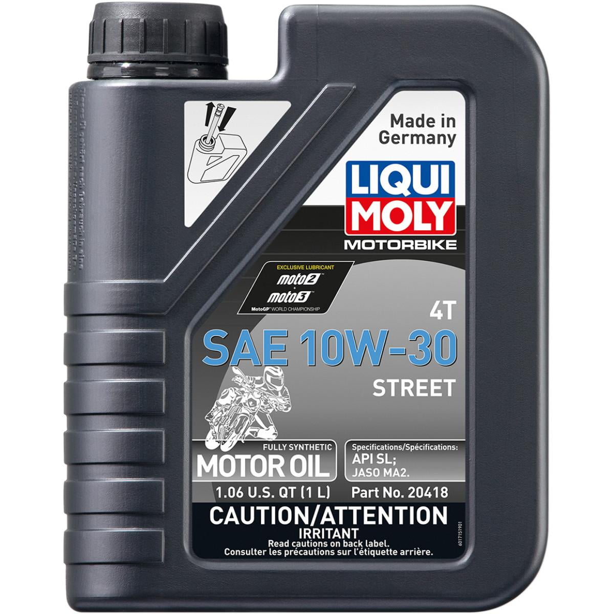 Liqui Moly 20418 High Wear Resistance, Excellent Shear Stability Synthetic Motor Oil 10W-30, 1L