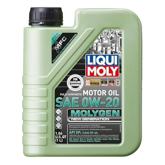 Liqui Moly 20436 1 Liter 0W-20 Molygen New Generation Oil