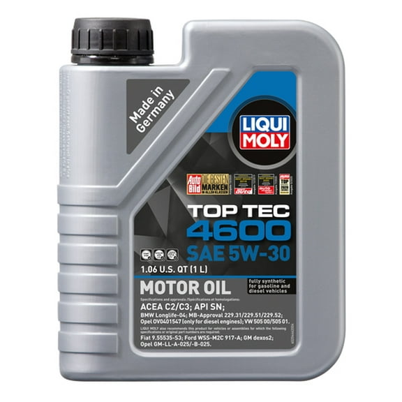 Liqui Moly 20446 1 Litre 5W-30 Top Tec 4600 Motor Oil