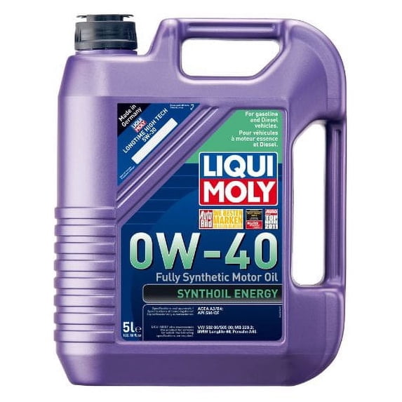 Liqui Moly 2050 5 Litre SAE 0W-40 Synthoil Energy A40 Motor Oil