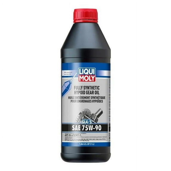 Liqui Moly 22090 Fully Synthetic Hypoid Gear Oil (Gl4/5) Sae 75 W 90