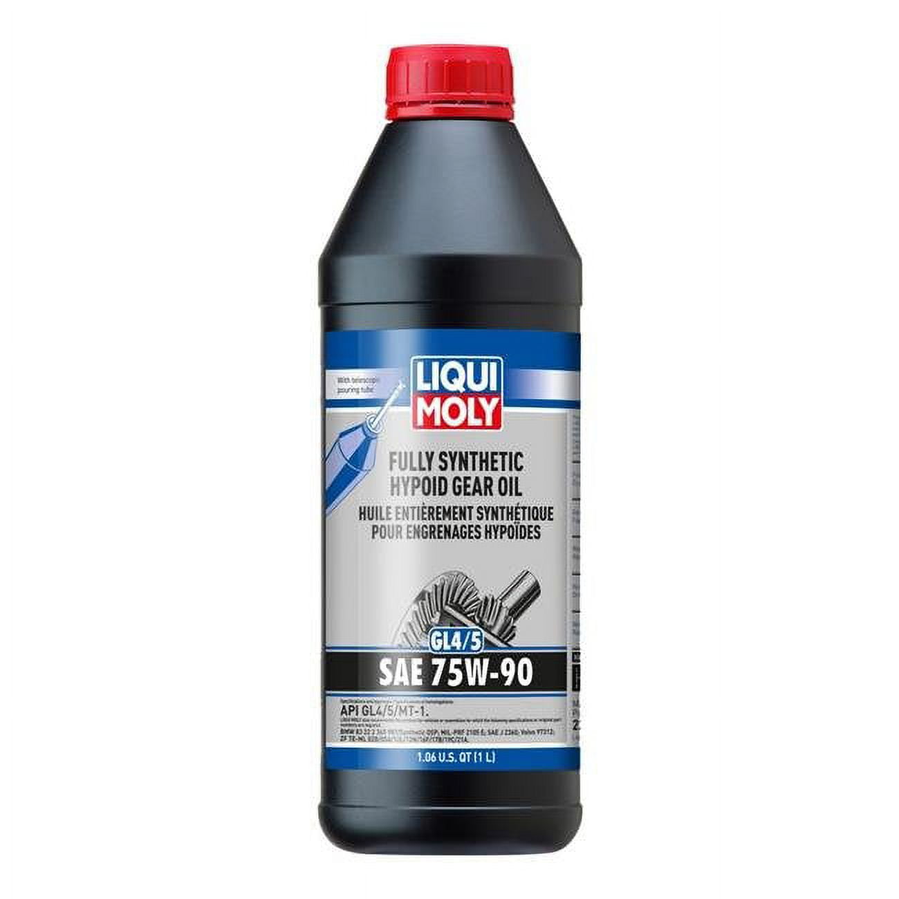 Liqui Moly 1L Fully Synthetic Hypoid Gear Oil (GL4/5) 75W90 - 22090