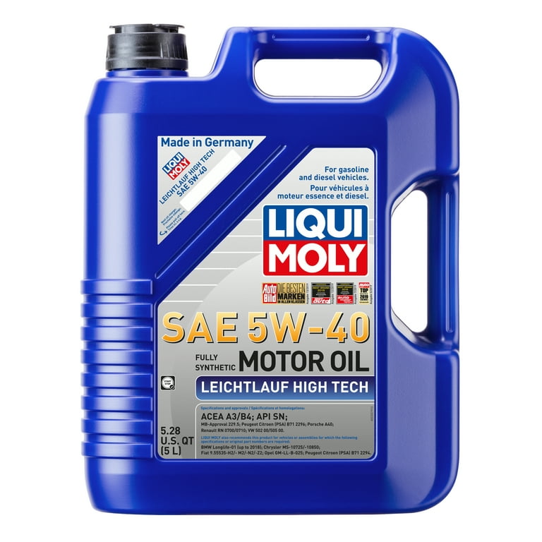 Ölwechsel Set 5L 5W30 Öl Motoröl LIQUI MOLY + HENGST Ölfilter +  Ablassschraube 