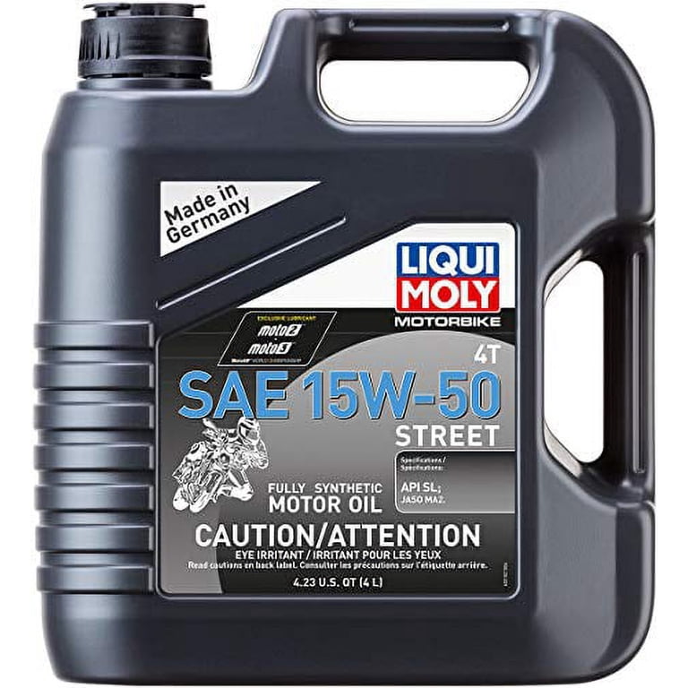 【新品未開封3個セット】LIQUI MOLY 15W-50 MOLYGEN 4L Liqui Moly, 4T Synthetic High-Performance Motor Oil 15W-50, 4L
