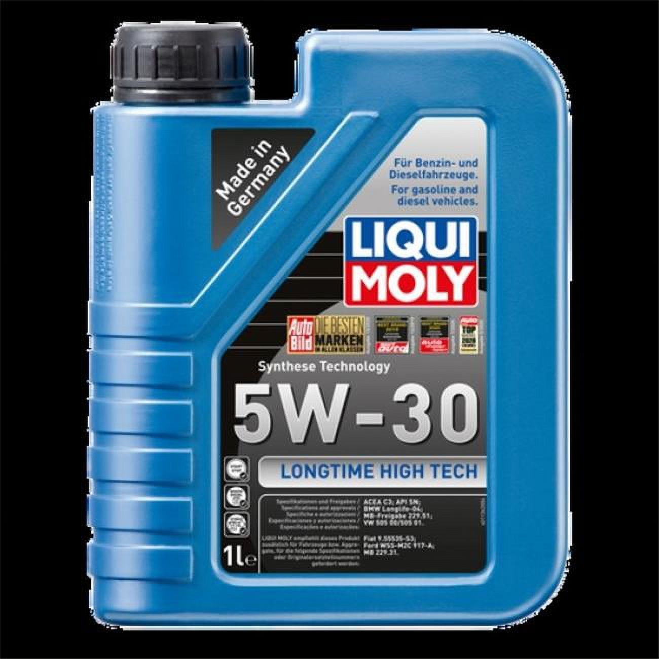 Liqui Moly 5 Litre 5W-30 Longtime High Tech Motor Oil - Walmart.com