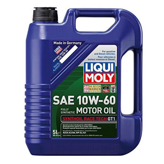 Liqui Moly Fully Synthetic High Performance Motor Oil 10W-60, 5 Liter