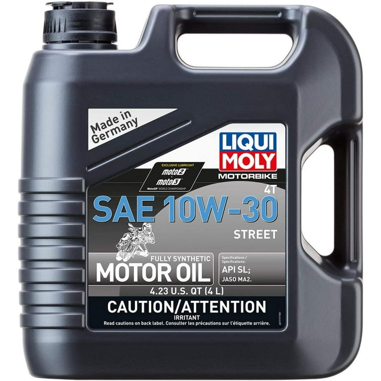 LIQUI MOLY, Synthetic Motor Oil, High Wear Resistance 10W-30, 4 L