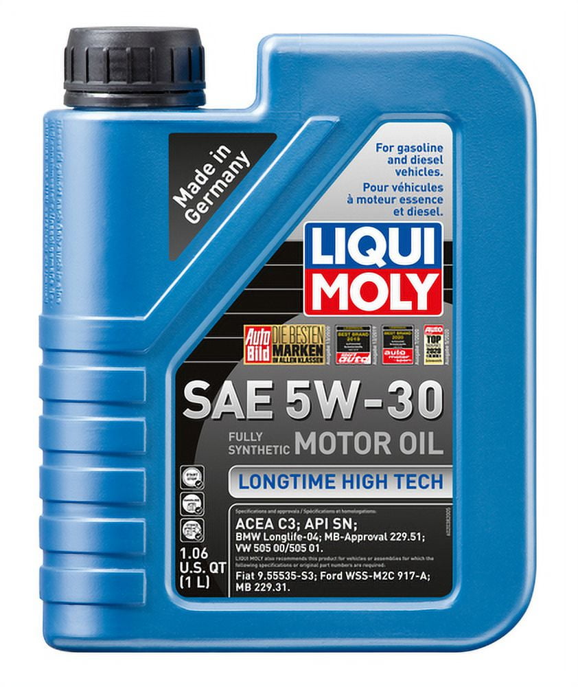 Liqui Moly Longtime High Tech Full Synthetic Motor Oil 5W-30, 1L