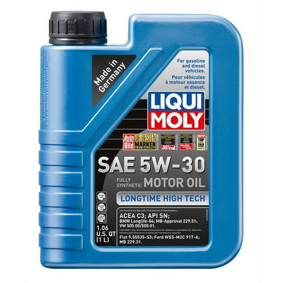 Liqui Moly Longtime High Tech Full Synthetic Motor Oil 5W-30, 1L