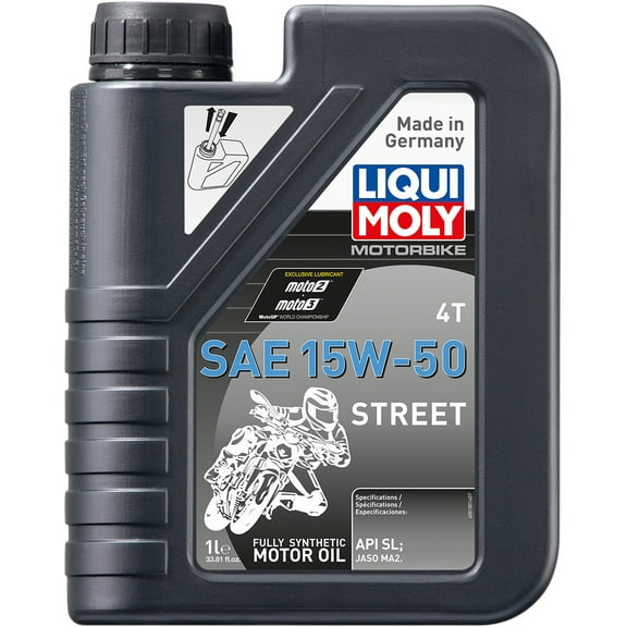 Liqui Moly Oil Street Fully Synthetic Motor Oil 15W-50, 1L