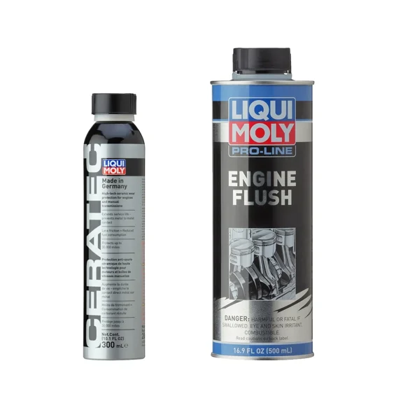 Liqui Moly Pro-Line Engine Flush and Cera Tec Anti-Wear Additive Kit