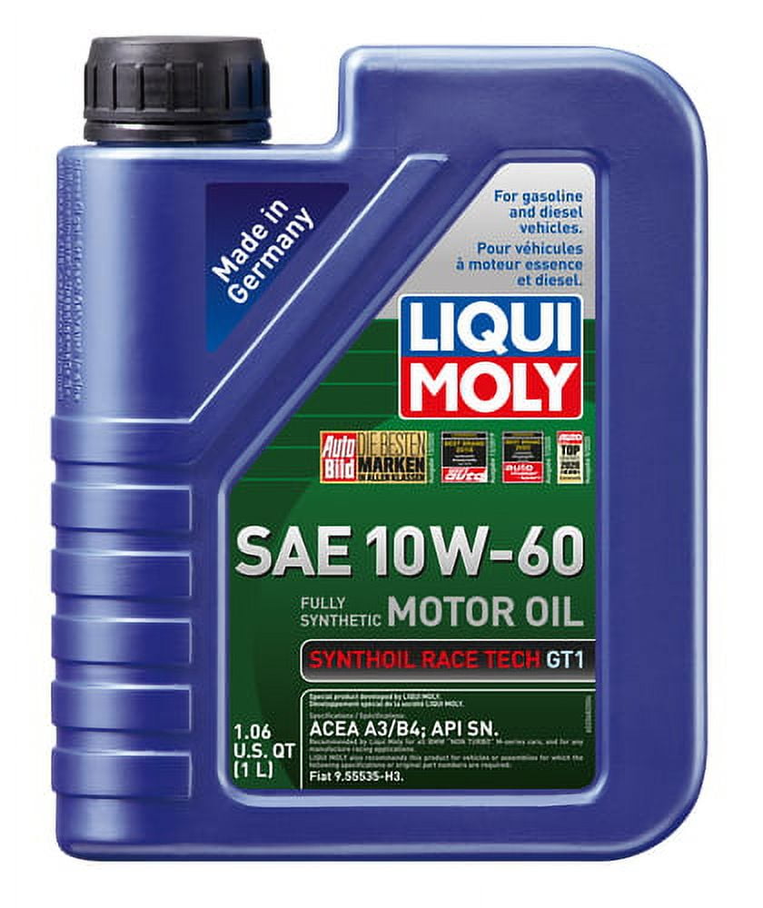 メンテナンス LIQUI MOLY 10W-60 SYNTHOIL RACE TECH GT1 LM0CK19KT - Liqui Moly Synthoil Race Tech GT1 10w-60 Oil Change