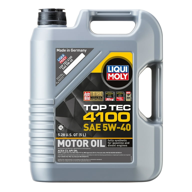 メルヒオット Liqui Moly Top Tec 4100 5W-40 Motor Oil, 5L - Walmart.com