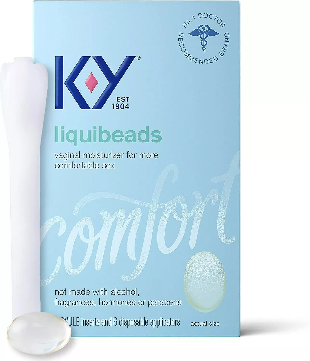 Liquibeads Vaginal Moisturizer Personal Lubricant, 6 Ct, Silicone-Based,  Long-Lasting Hydration - Walmart.com