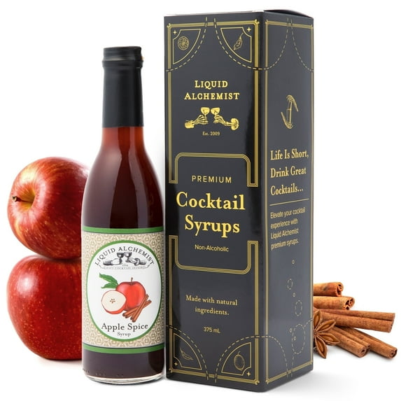 Liquid Alchemist Apple Spice Syrup - Drink Mixer (12 oz)