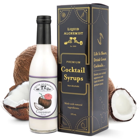 Liquid Alchemist Coconut Syrup Pia Colada & Drink Mixer (12 oz)