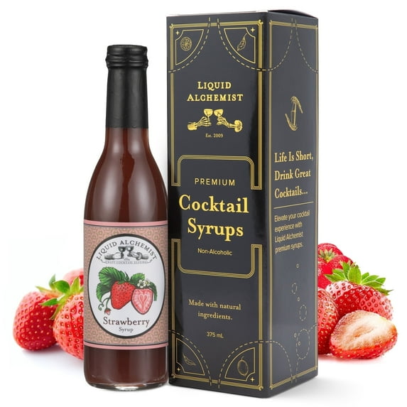 Liquid Alchemist Strawberry Syrup – Drink Mixer (12 oz)