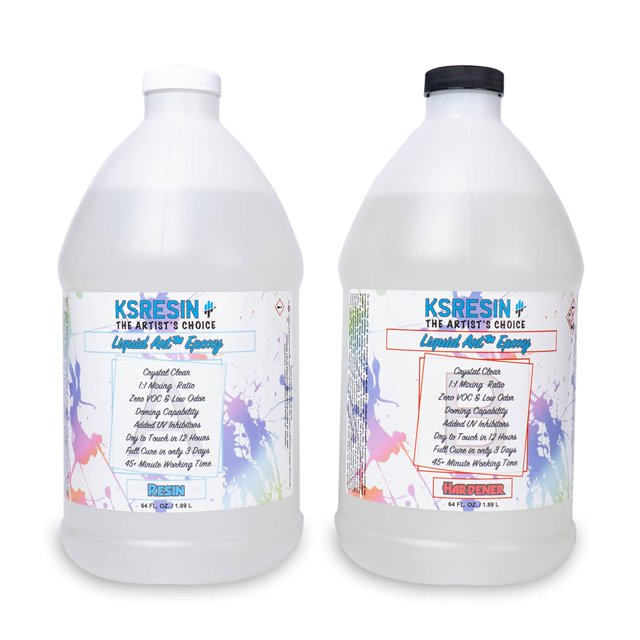 Liquid Art Clear Artist Epoxy Resin SelfLeveling, HighGloss