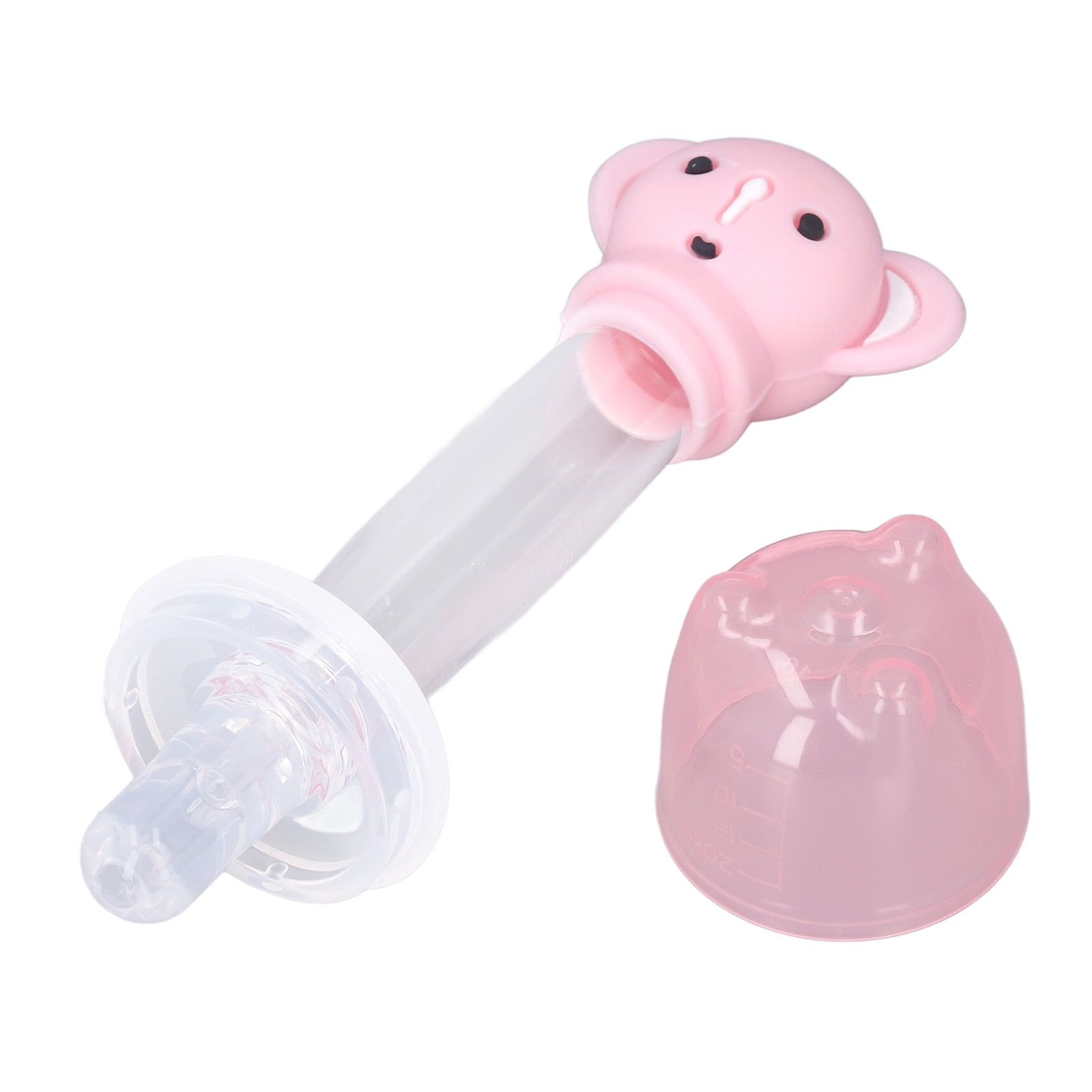 Liquid Baby Medicine Dispenser Syringe Silicone Pacifier Prevent Choking  Precise Feeding Kids Oral Liquid Medicine Dropper Pink