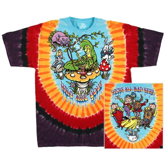 We're All Mad Here Tie Dye T-Shirt