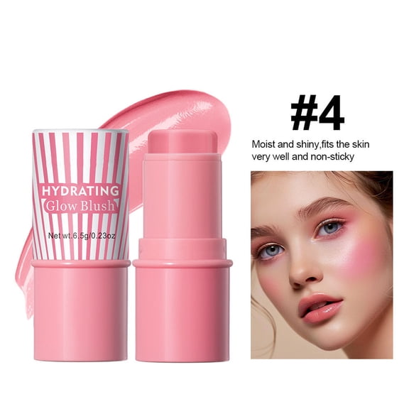 Liquid Blush, Blush for cheeks, 3-In-1 Blush, Multi-Use, Ldeal For The Face, Eyes And Lips, Creates Natural Flush Finish, Light Pink