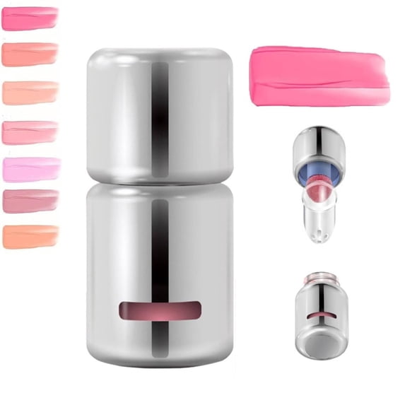 Liquid Blush, Jelly Colour Liquid Blush, Buildable Liquid Blush for Cheeks, Long-Lasting Liquid Blush for Highly Pigmented Colour, Provides a Soft, Dewy Finish