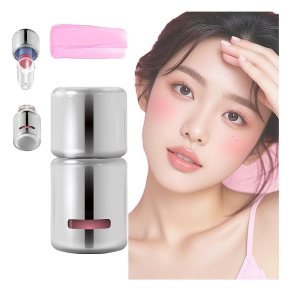 Liquid Blush With Sponge Head,Jelly Color Makeup Blusher Cream For Long Wear,Easy Makeup,High-Pigment,Sweat Proof,Matte Makeup Blusher For Women