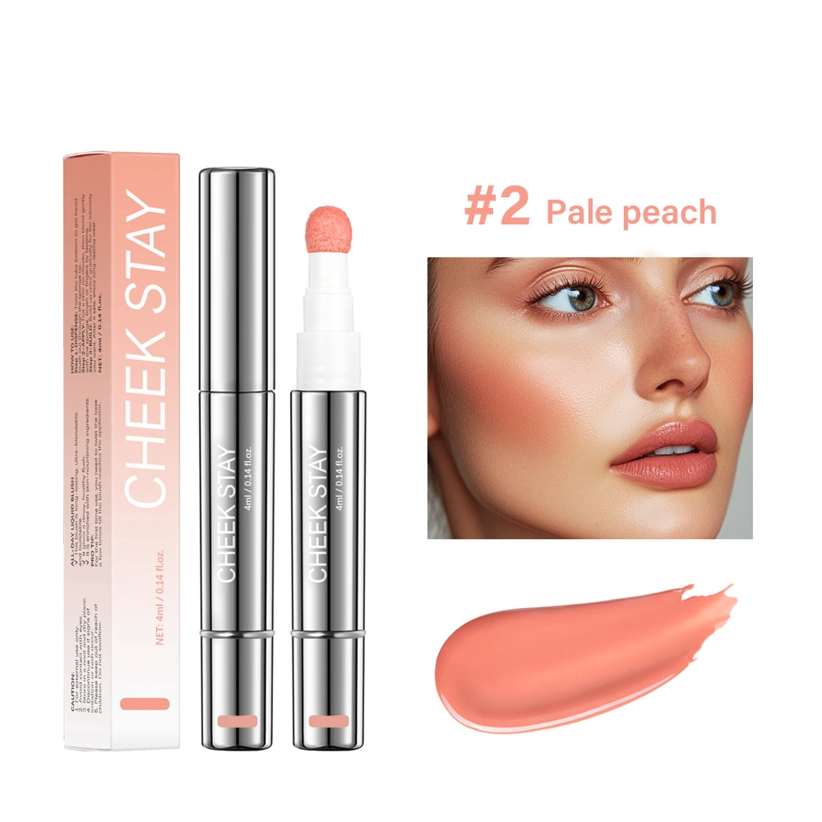Liquid Blush for Cheeks, Lightweight, Natural-Looking, Smooth Creamy ...