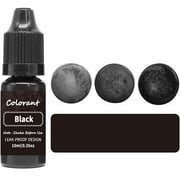Liquid Candle Dye for Soy Wax Making, High Concentration Color Dye for Candle Soap Epoxy Resin, 10ml, Black