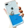 thumbnail image 1 of Liquid Case Compatible with iPhone XR, 3D Cool Quicksand Flowing Floating Bling Glitter Sparkle Soft Case for Girls Women (Pirate Ship, iPhone XR), 1 of 13