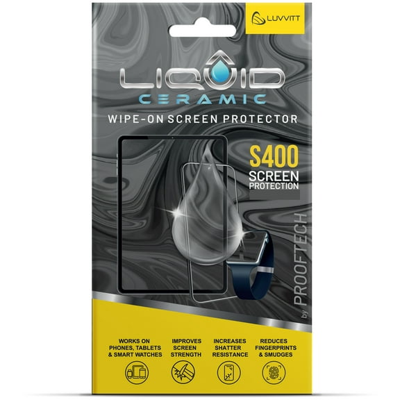 Liquid Ceramic Glass Screen Protector with $400 Guarantee for All Devices