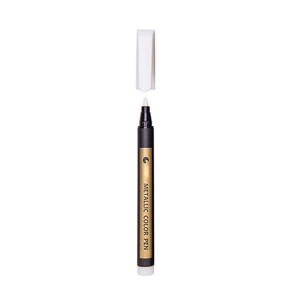 Liquid Chalk Markers Clearance, Furenl Paint Highlight Pen Black Carddiy Photo Album Pen Water Based Color Metal Pen 1Ml, White
