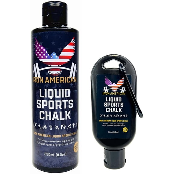 Liquid Chalk - No-Mess Long-Lasting Grip Chalk for Weightlifting, Gymnastics, Rock Climbing, and Fitness Training - Advanced Hand Chalk for Gym