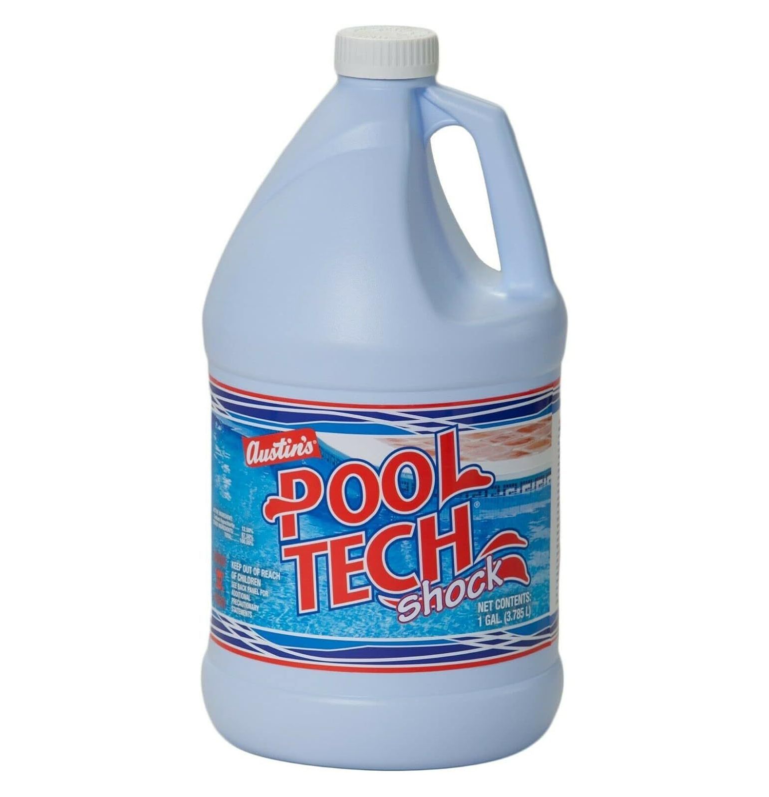 Liquid Chlorine Pool Shock 12.5 Sodium Hypochlorite 128fl oz, 2