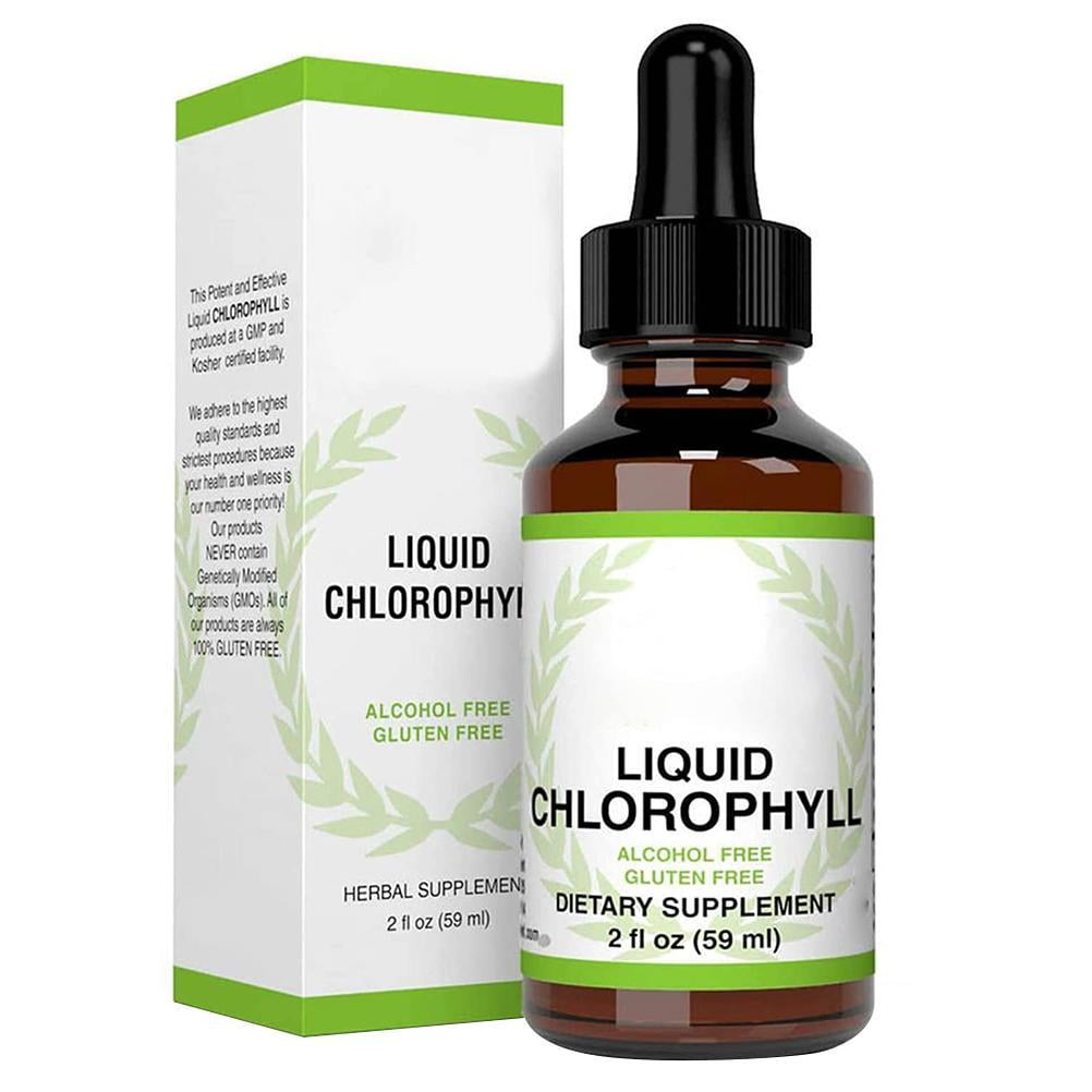 Liquid Chlorophyll Drops Energy Natural 59ml Liquid Chlorophyll Drops