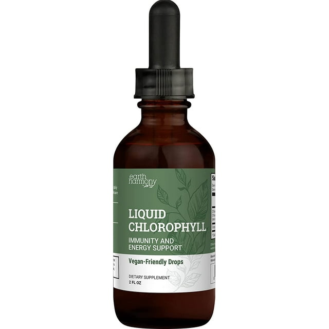 Earth Harmony Vegan Organic Liquid Chlorophyll Drops Natural Skin