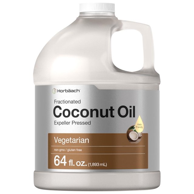 Liquid Coconut Oil for Cooking 64 oz Fractionated & Unflavored