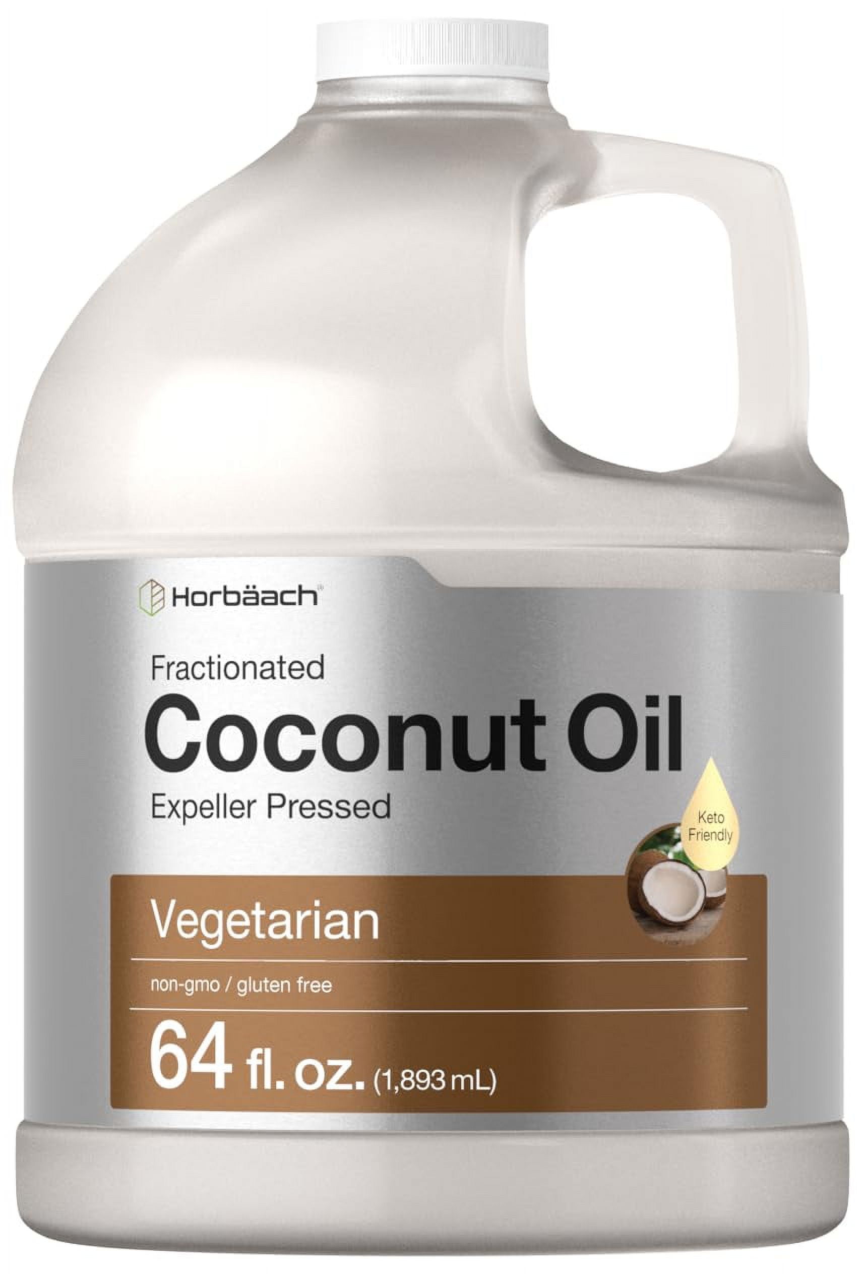 Liquid Coconut Oil for Cooking 64 oz Fractionated & Unflavored