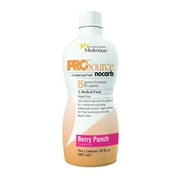 Liquid Collagen Peptides Type I, III 15 Grams Protein per Oz. |Prosource NoCarb Berry Punch 4 Bottles pack Medtrition|
