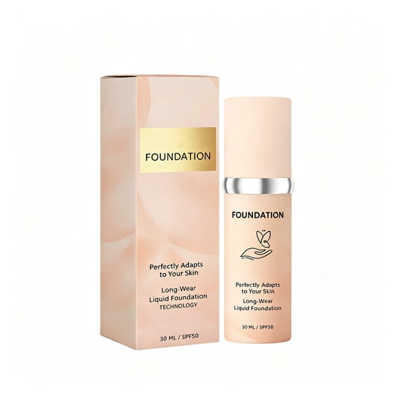 Liquid Concealer 30ml, Temperature Sensitive Color Changing Foundation Makeup, Hydrating Full Coverage Face Concealer for Dullness, Redness, and Spots, Breathable Oil Control Long Lasting Formula