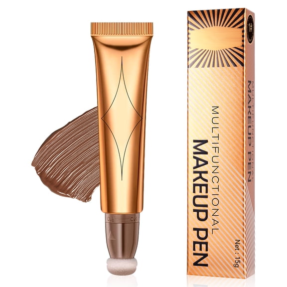 Liquid Contour Beauty Wand, Lightweight Buildable Coverage, Contour Makeup for Natural Matte Finish (01 Tan Contour)