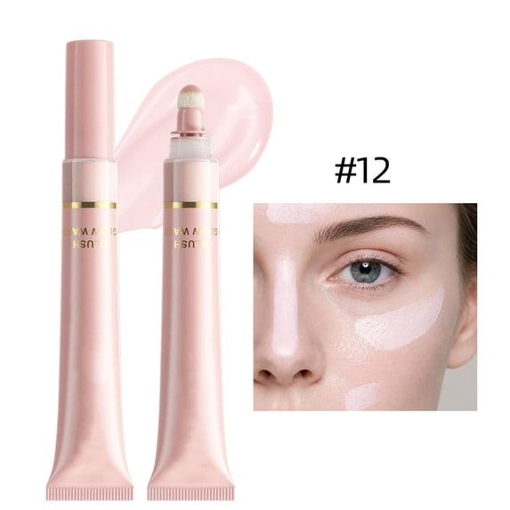 Liquid Contour for Cheeks, Sponge Tip Tube Liquid Contour, Cheek Contour Makeup, Buildable Liquid Cheek Contour for Natural 3D Facial Look, Portable Tube Liquid Contour for Daily Travel Makeup