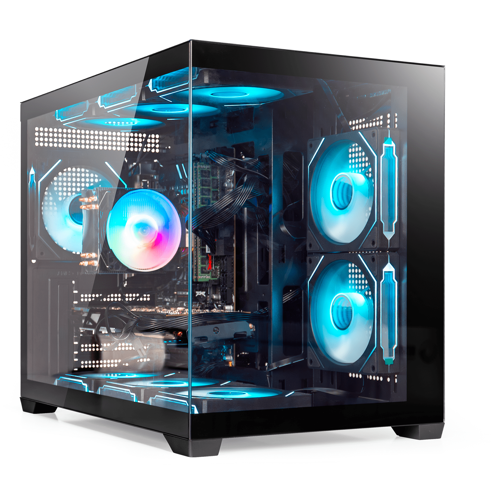 Liquid Cooling Gaming PC,AMD Ryzen 7 5800X,RX 6600 XT Graphics,16GB RAM ...