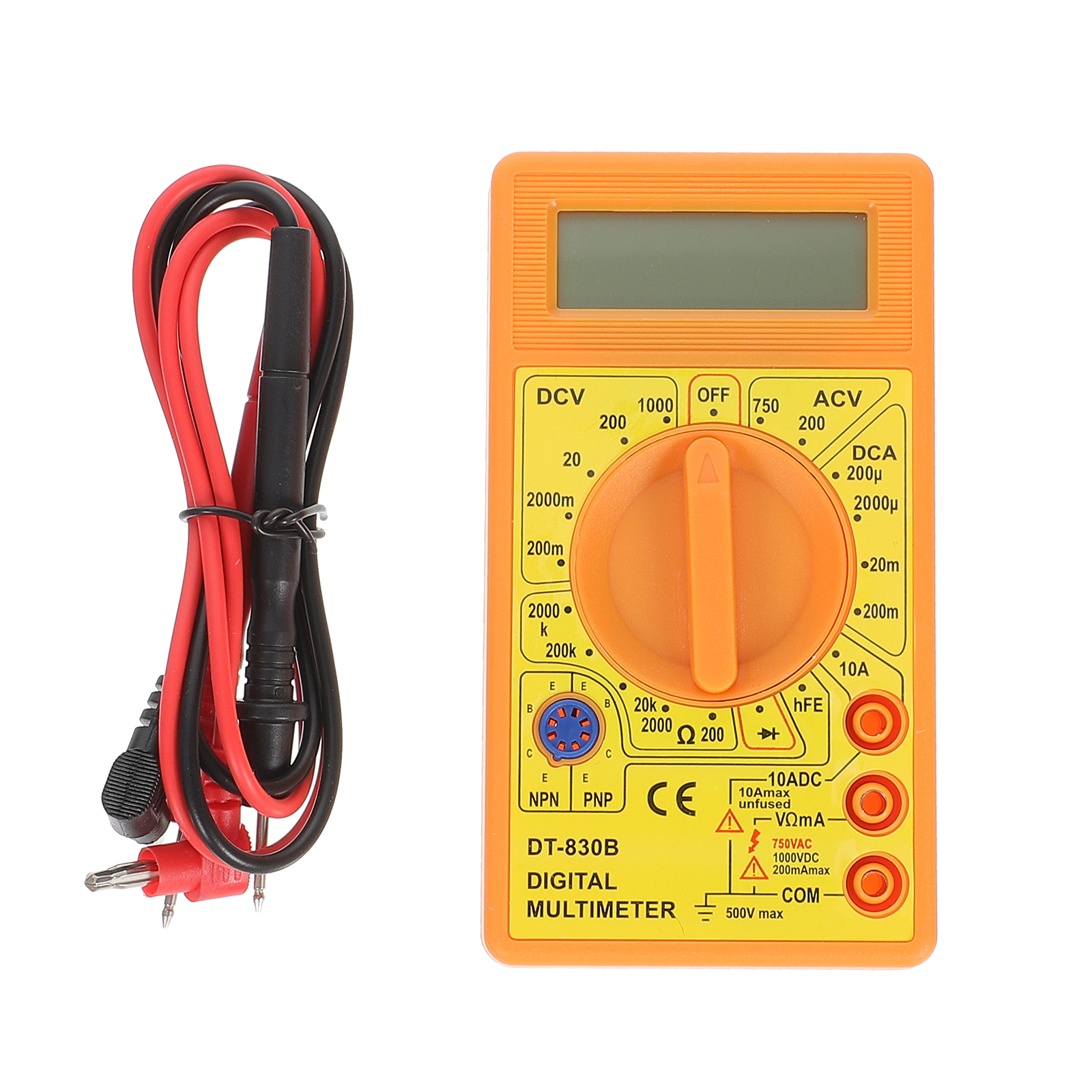 Liquid Crystal Number Voltmeter Multimeter Digital Battery Testers Ammeter Ohmmeter