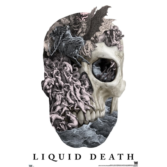 Liquid Death - Designer Death Wall Poster, 14.725" x 22.375"