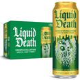 thumbnail image 1 of Liquid Death, Green Guillotine Iced Tea, 8-Pack (19.2oz Cans), Green Tea, Low Calorie, No Artificial Sweeteners, B12 & B6 Vitamins, 1 of 8