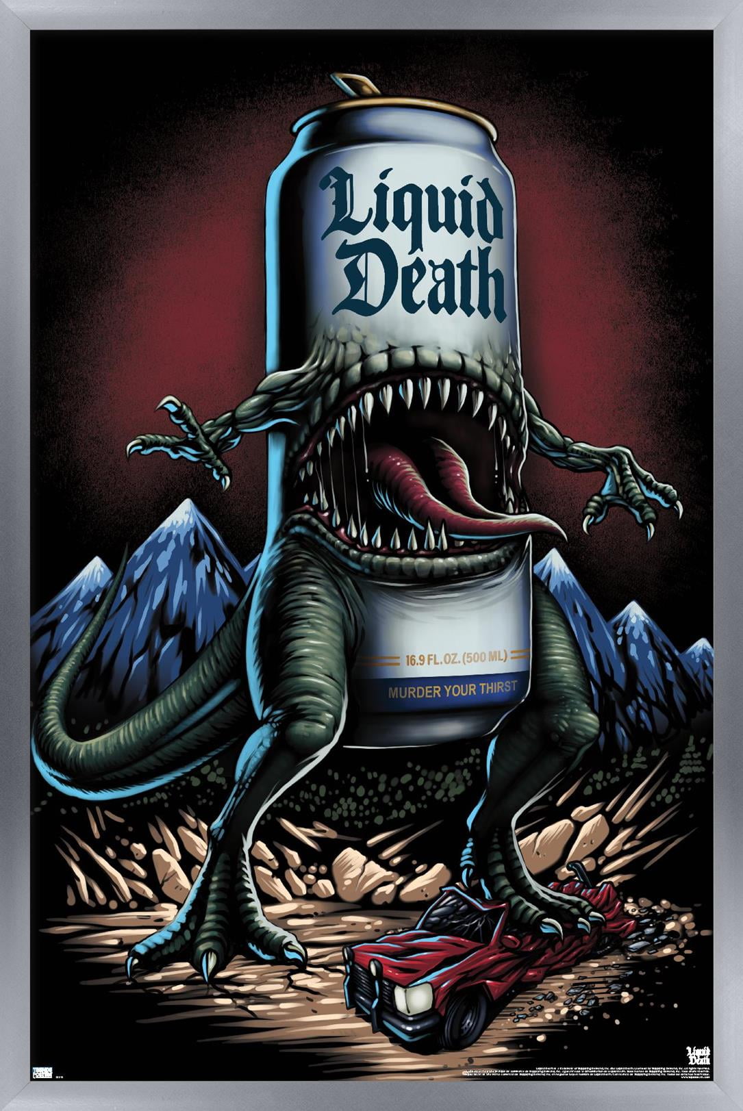 Liquid Death - Reapersaurus Rex Wall Poster, 22.375